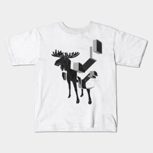 moose_deconstructed Kids T-Shirt